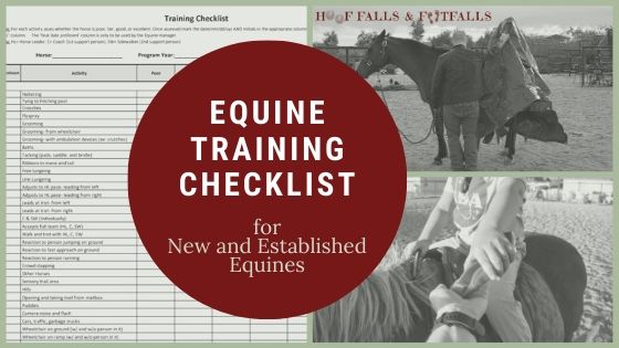 Training Checklist for New and Established Equines!